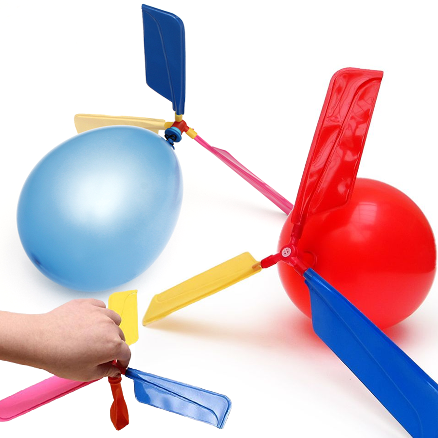Science Experiment - 3/6/9sets Balloon Propeller Helicopter Science Kit