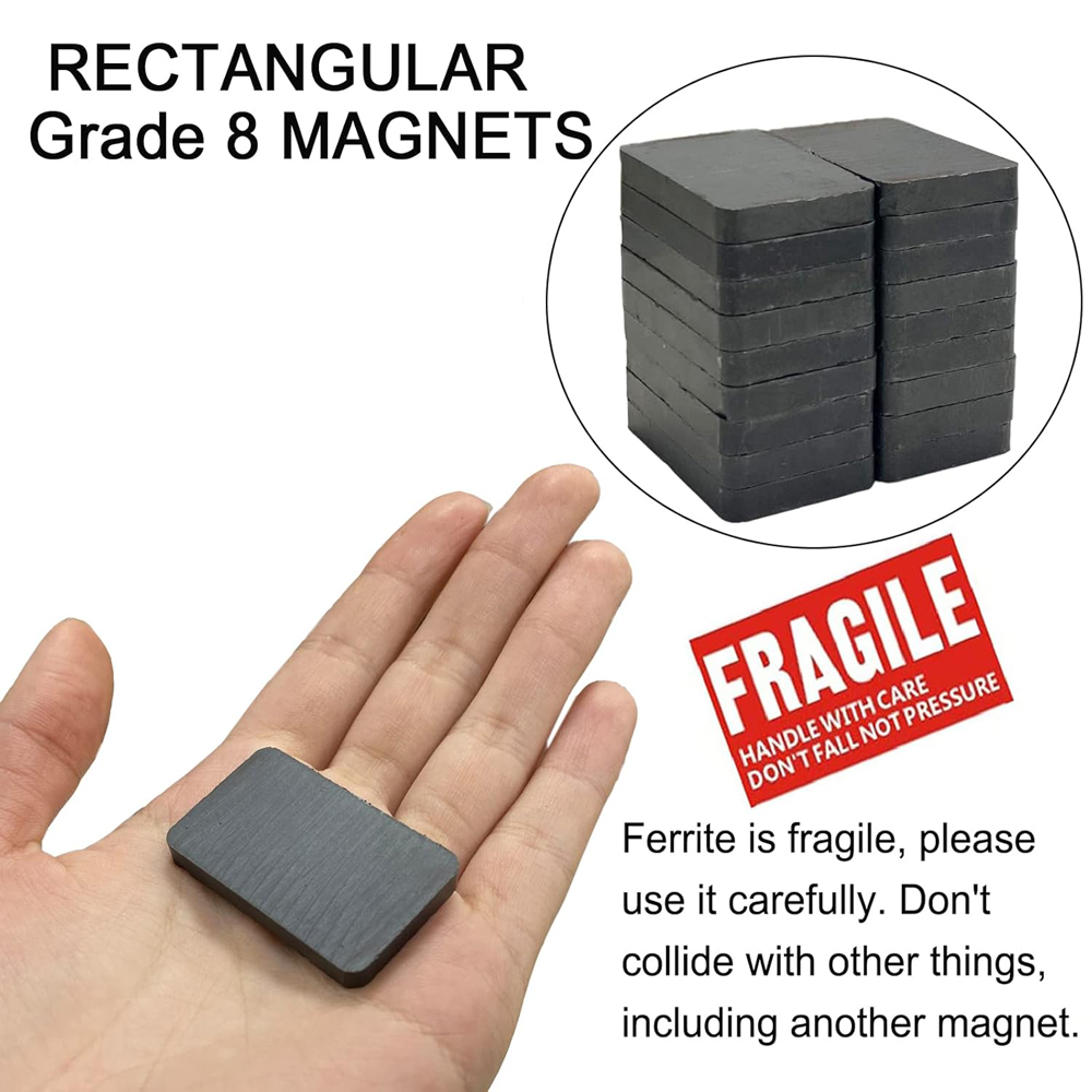 Ferrite Ceramic Blocks Magnets - Science And Hobby บทวิจารณ์และราคา