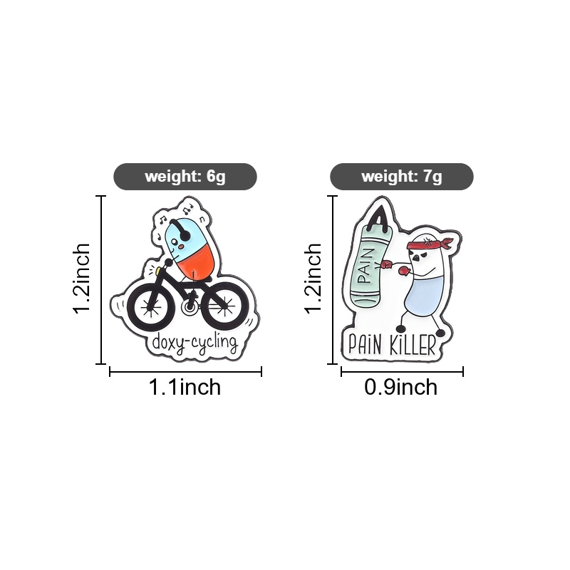 Doxy-cycling Enamel Pins Carto - Science Buddies บทวิจารณ์และราคา