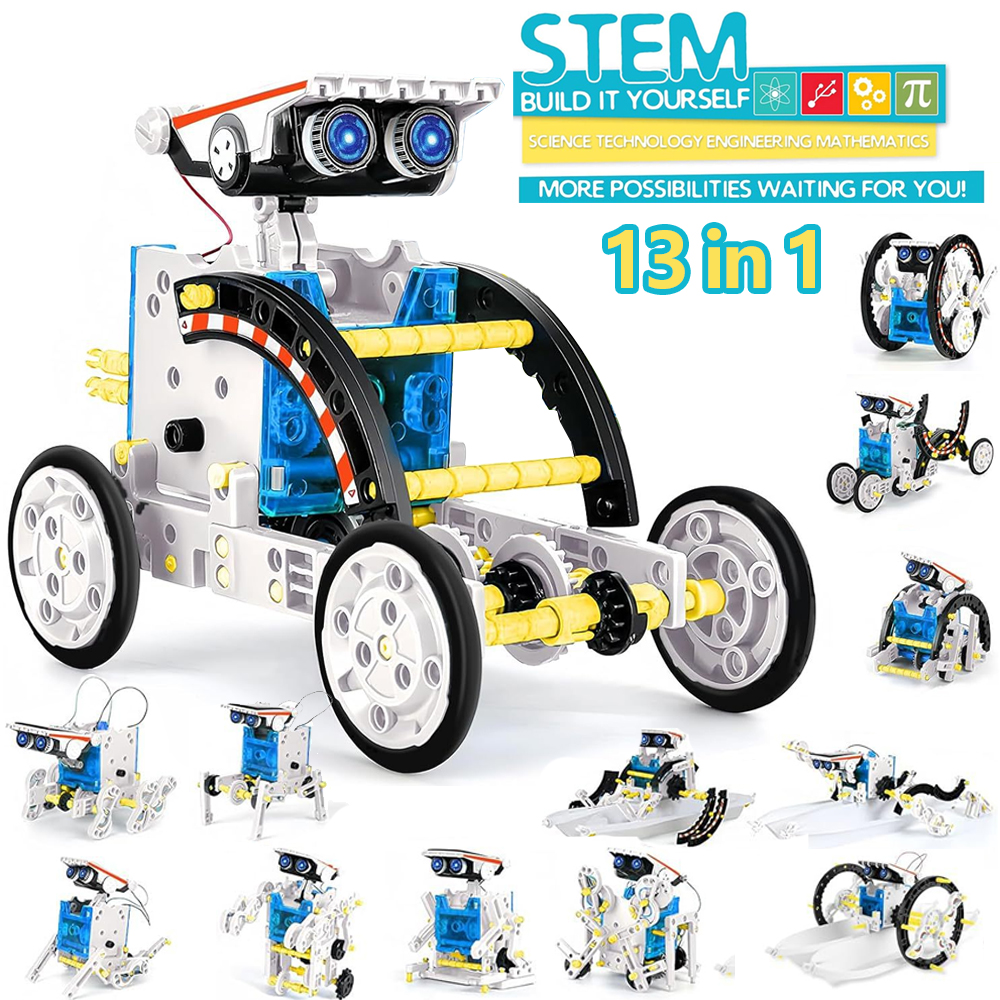 13-in-1 Solar Robot Kits DIY B - Science Project Robot บทวิจารณ์และราคา