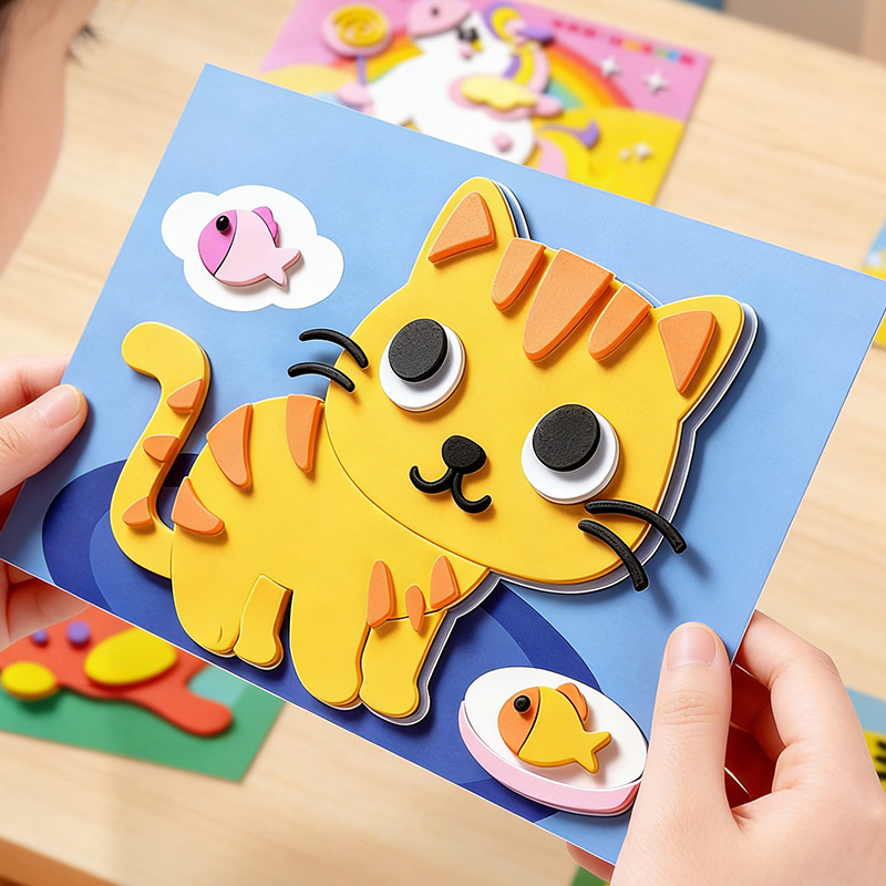 Children's 3D Stickers, 10 Ran - Science Project บทวิจารณ์และราคา