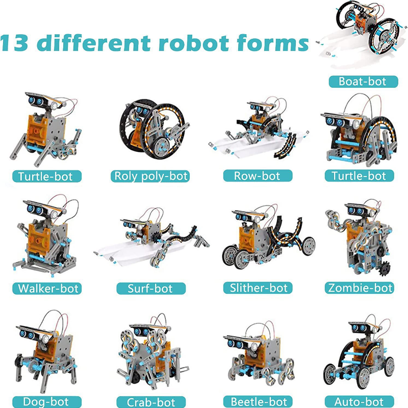13-in-1 Solar Powered Robot Ki - Science Project Robot บทวิจารณ์และราคา