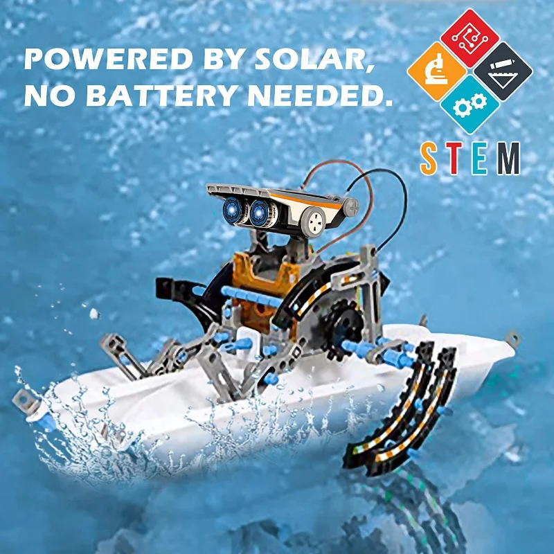 13-in-1 Solar Powered Robot Ki - Science Project Robot บทวิจารณ์และราคา