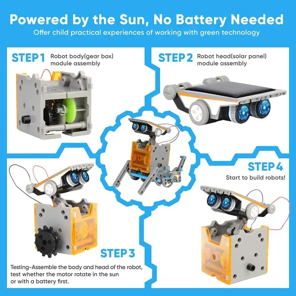 13-in-1 Education Solar Robot  - Science Project Robot บทวิจารณ์และราคา
