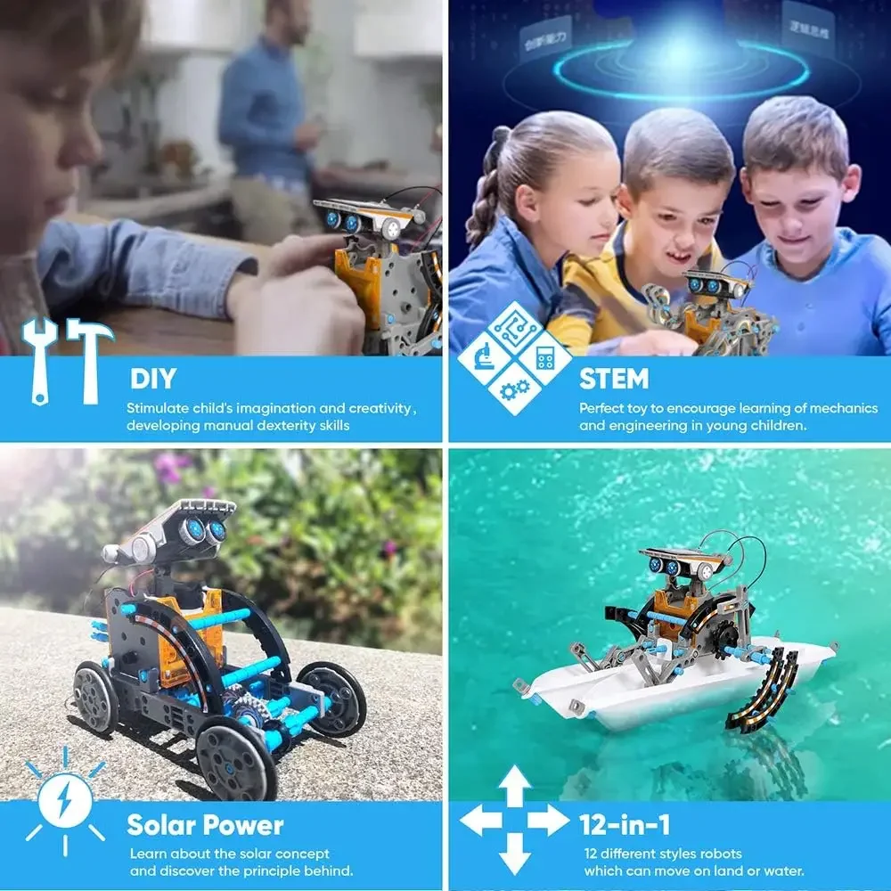 13-in-1 Education Solar Robot  - Science Project Robot บทวิจารณ์และราคา