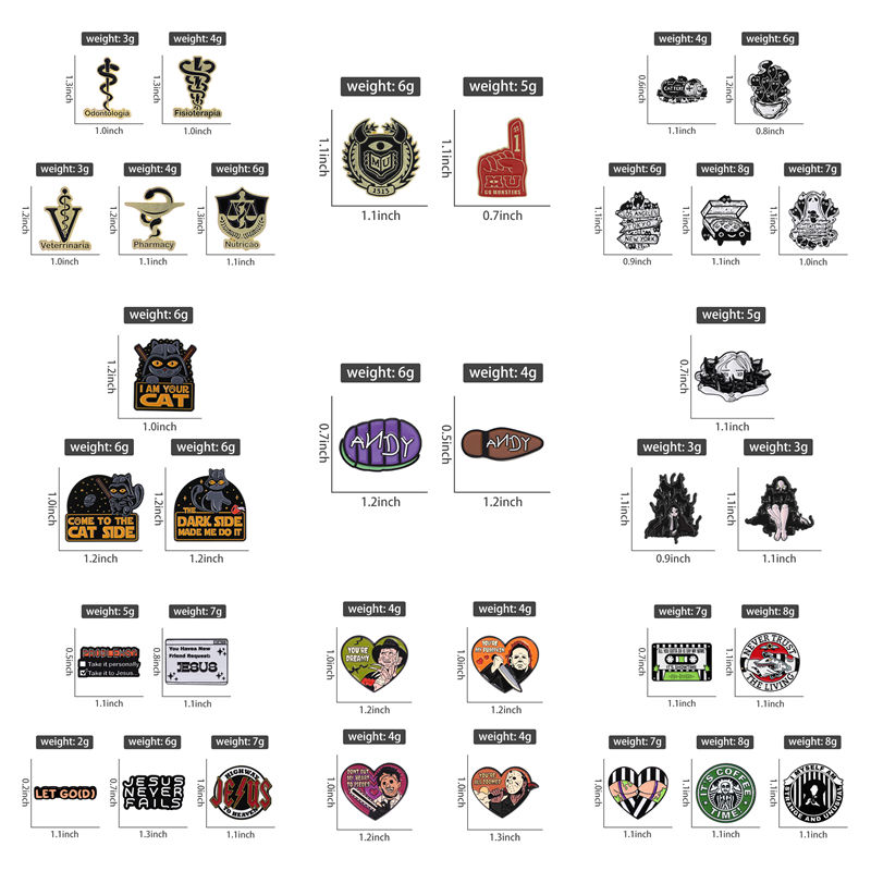 Gothic Punk Quotes Enamel Pins - Science Buddies บทวิจารณ์และราคา