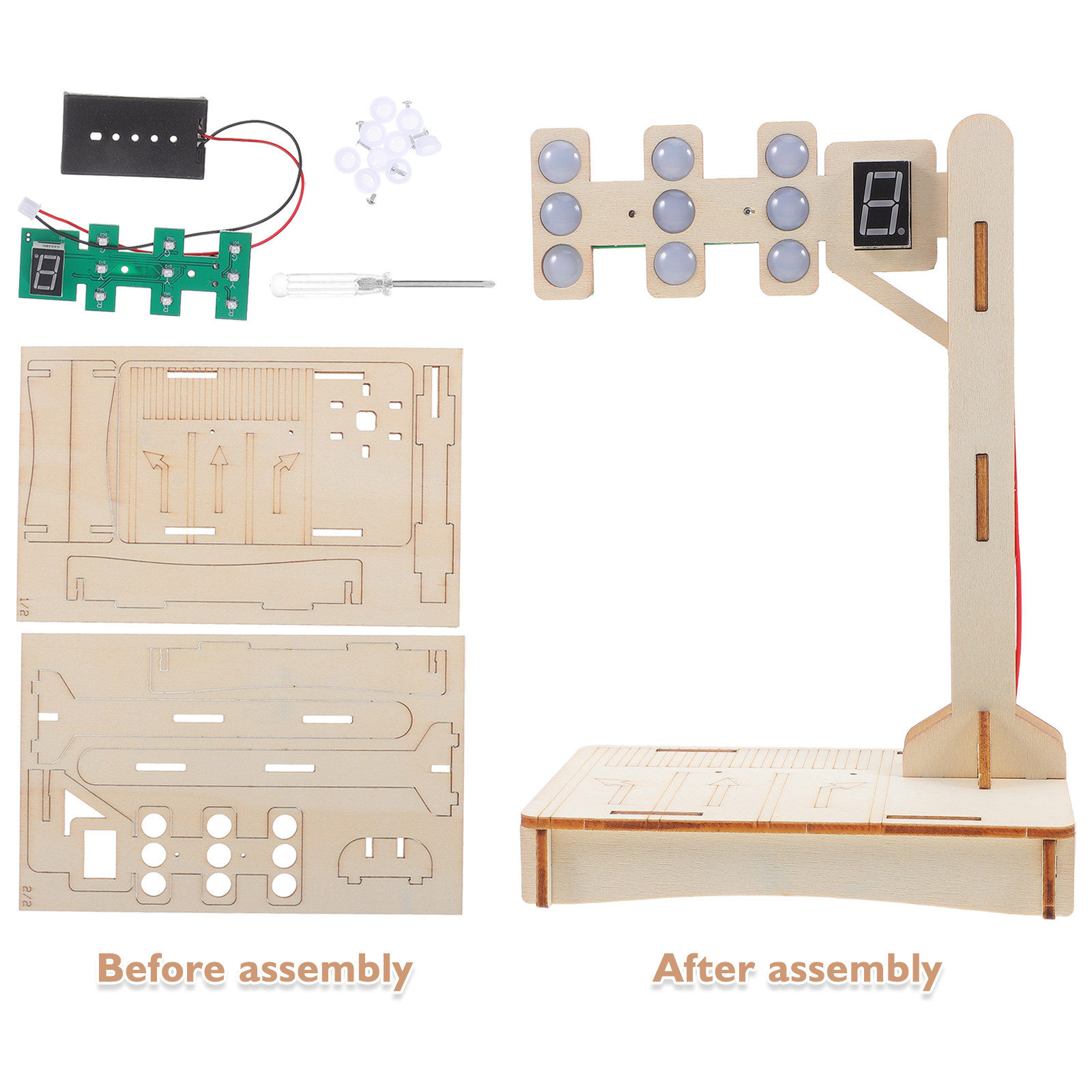 1Set DIY Stem Education Traffi - Science Project บทวิจารณ์และราคา