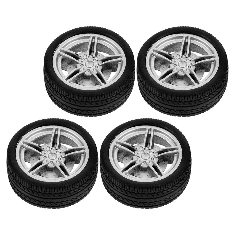 4Pcs Rubber Wheels for DIY Cra - Science Project Robot บทวิจารณ์และราคา