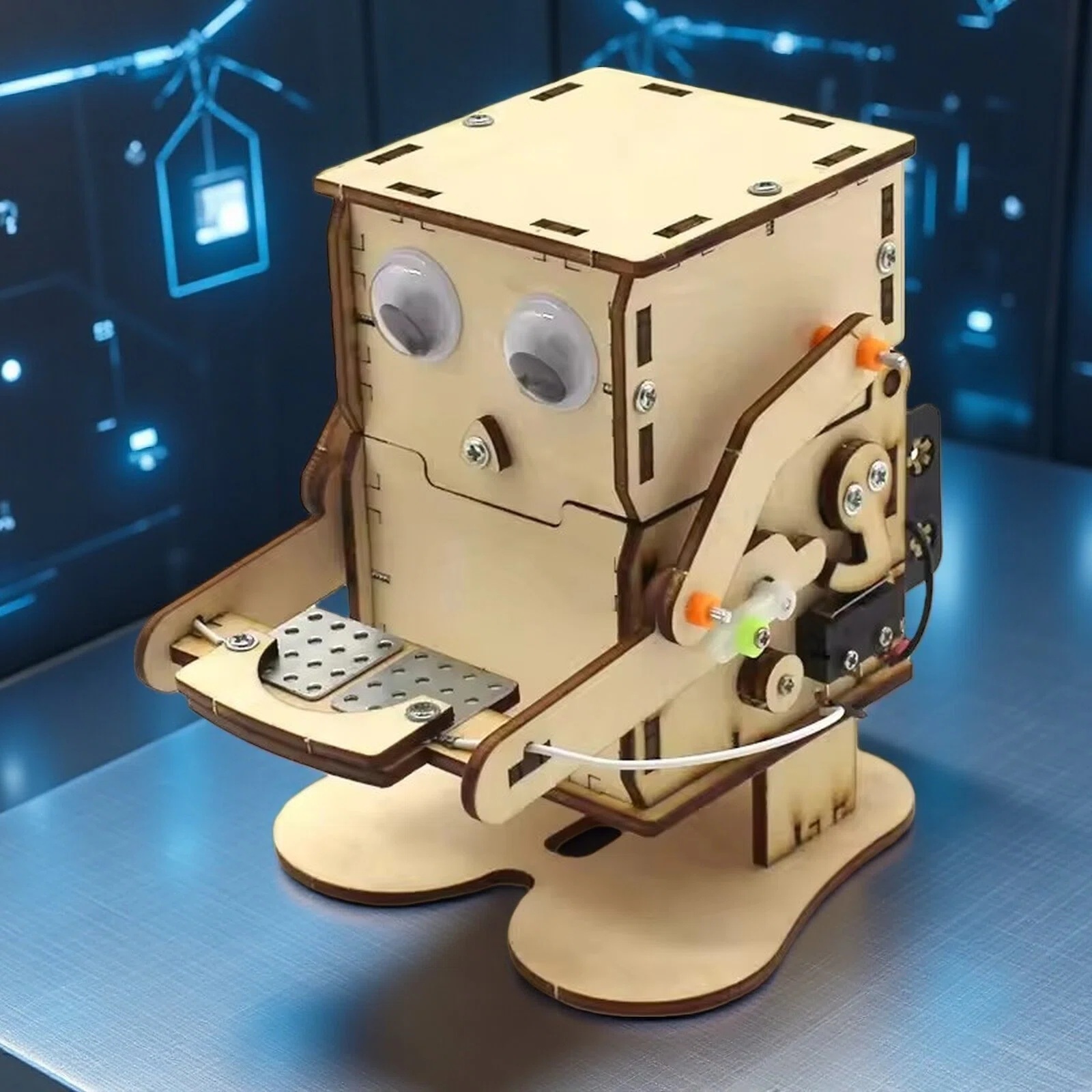 DIY Coin swallowing robot Coin - Science Project Robot บทวิจารณ์และราคา