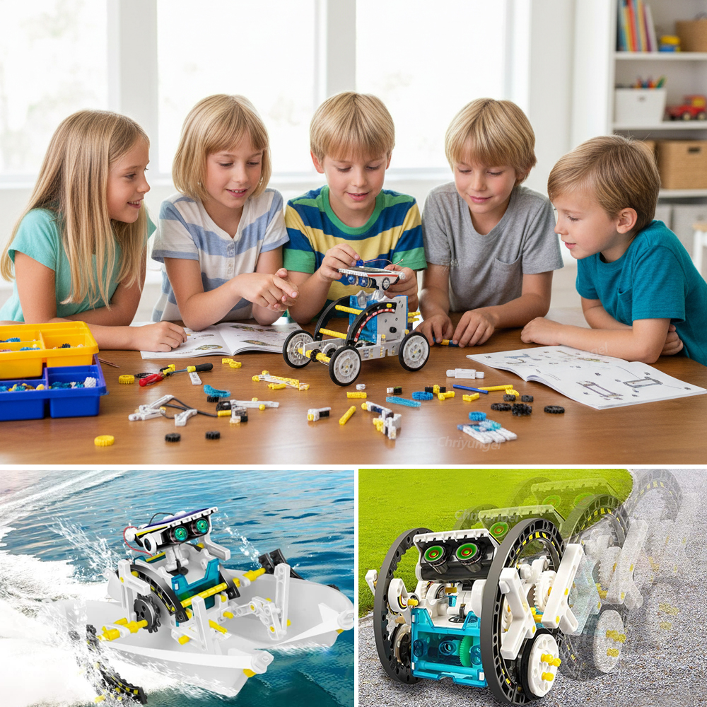13-in-1 Solar Robot Kits DIY B - Science Project Robot บทวิจารณ์และราคา