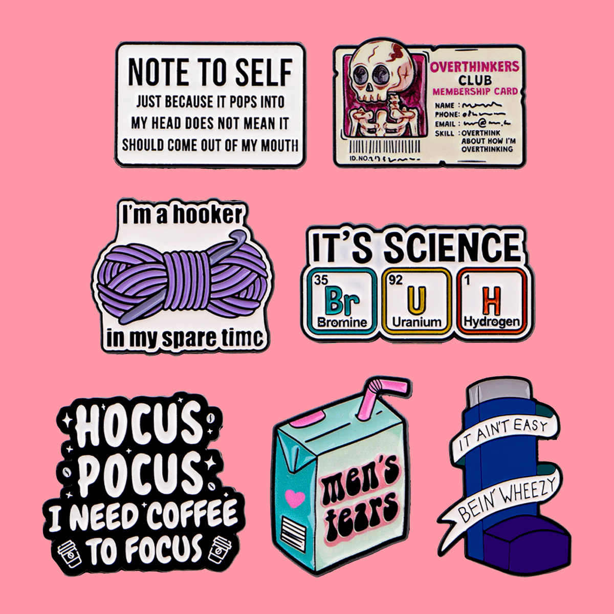 Funny Cartoon Quotes Enamel Pi - Science Bob บทวิจารณ์และราคา