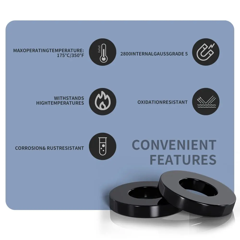 D45-100mm Ferrite Ring Magnet  - Science And Hobby บทวิจารณ์และราคา