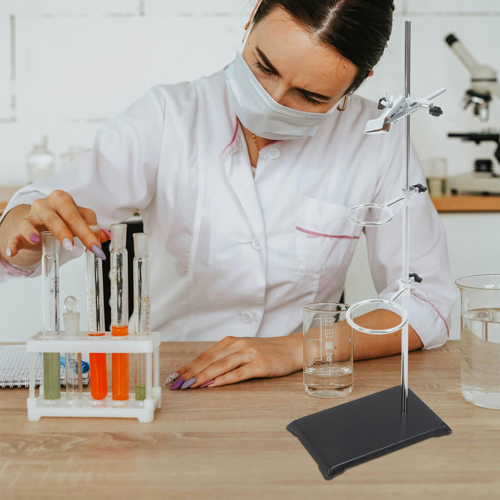 Lab Support Stand with Metal R - Science Experiment บทวิจารณ์และราคา