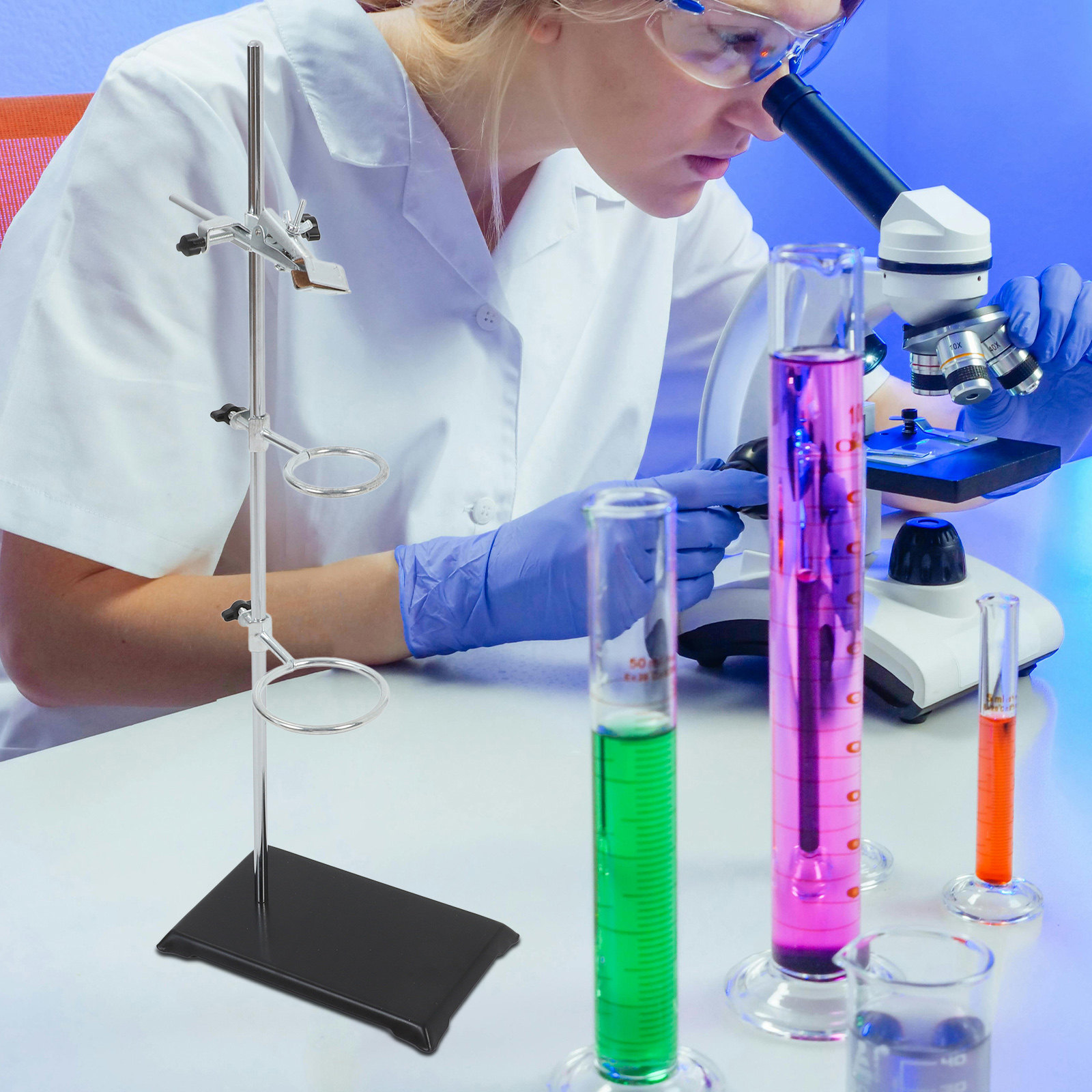 Lab Support Stand with Metal R - Science Experiment บทวิจารณ์และราคา