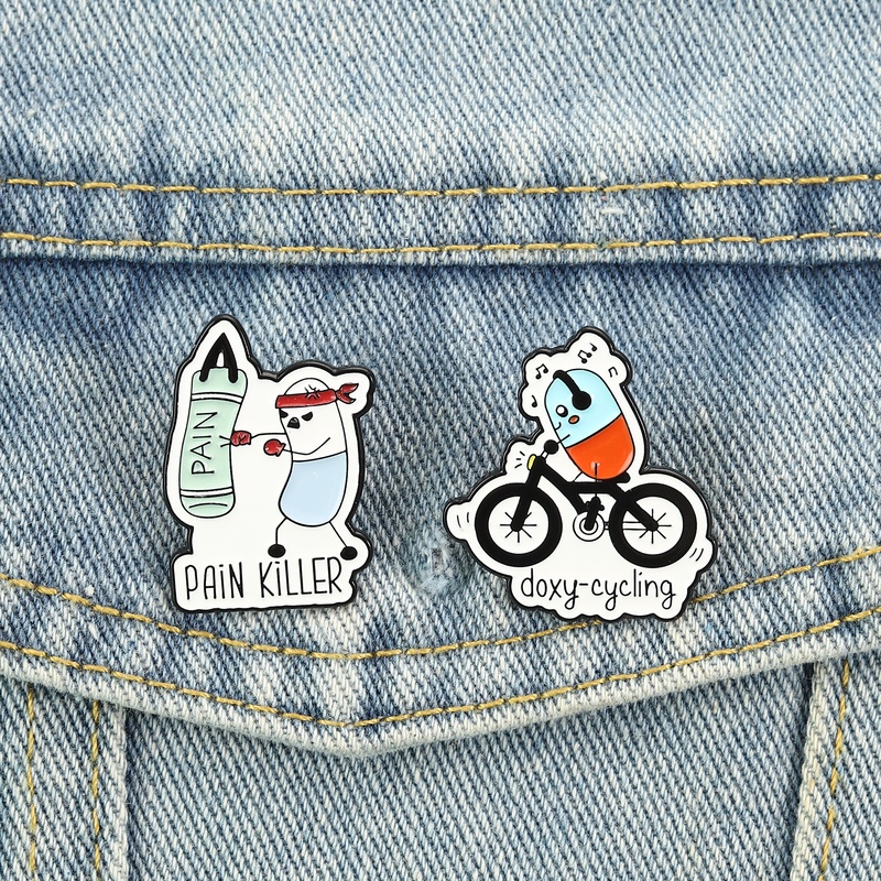 Doxy-cycling Enamel Pins Carto - Science Buddies บทวิจารณ์และราคา