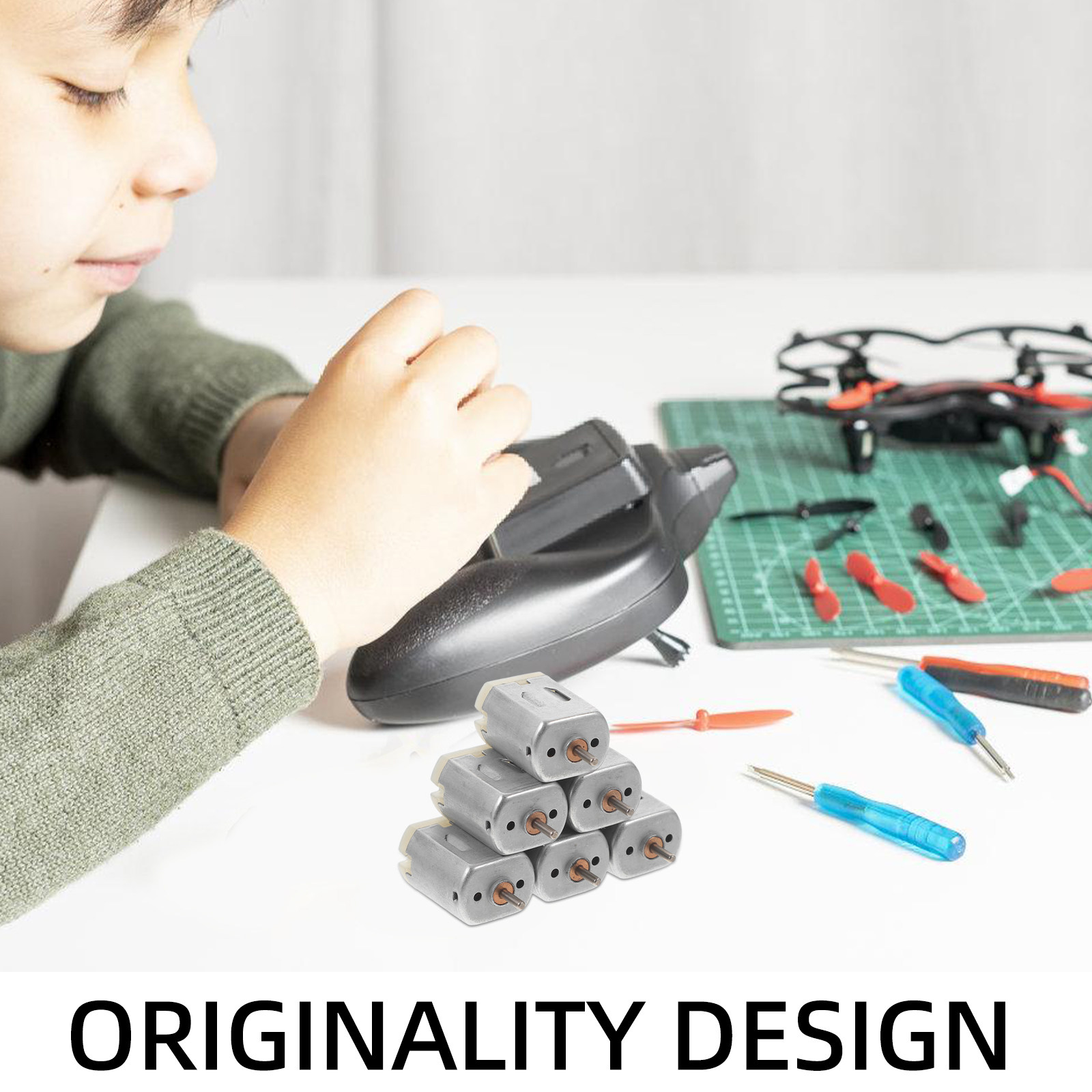6Pcs DIY Train Motor Set Dc El - Science Project บทวิจารณ์และราคา