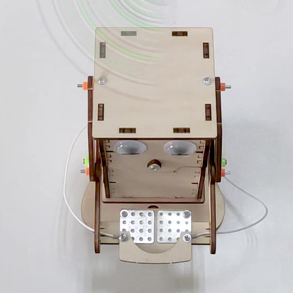 Robot Eating Coin Wood DIY Mod - Science Project Robot บทวิจารณ์และราคา