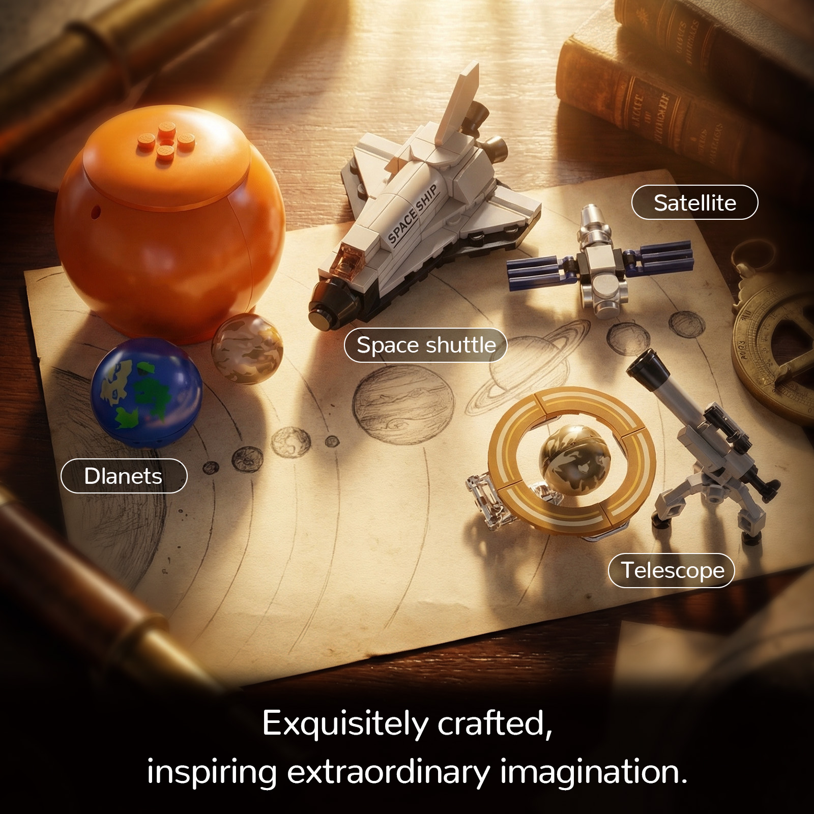 Solar System Model Building Bl - Solar System Orrery บทวิจารณ์และราคา