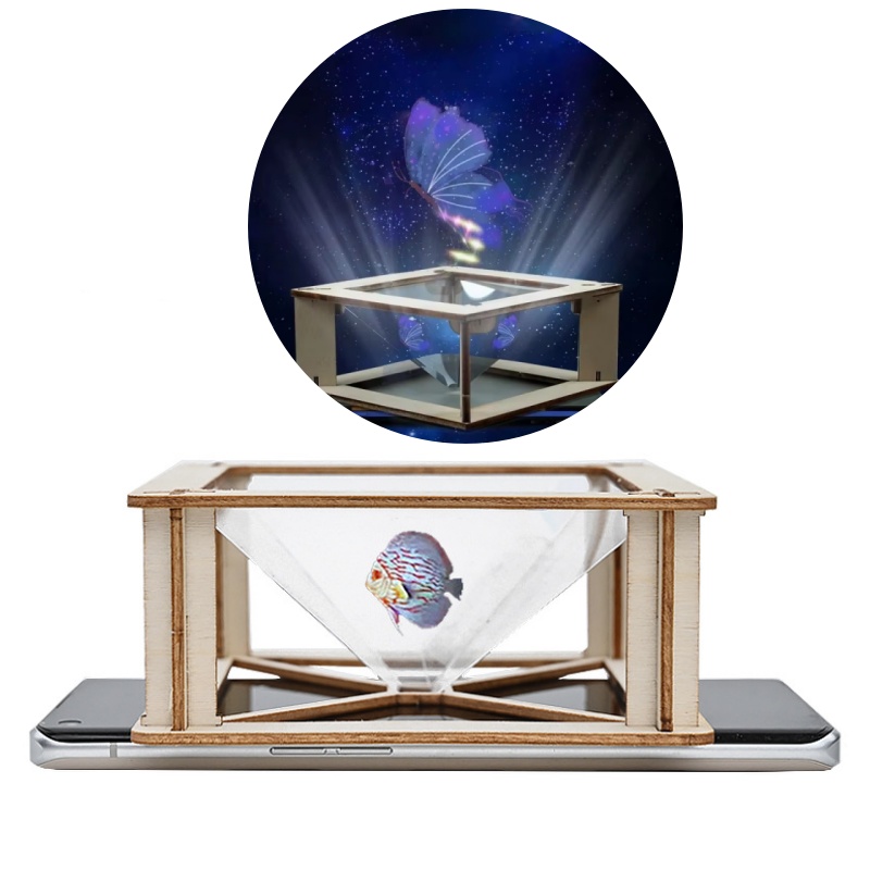 DIY 3D Holographic Projector K - Science Project บทวิจารณ์และราคา