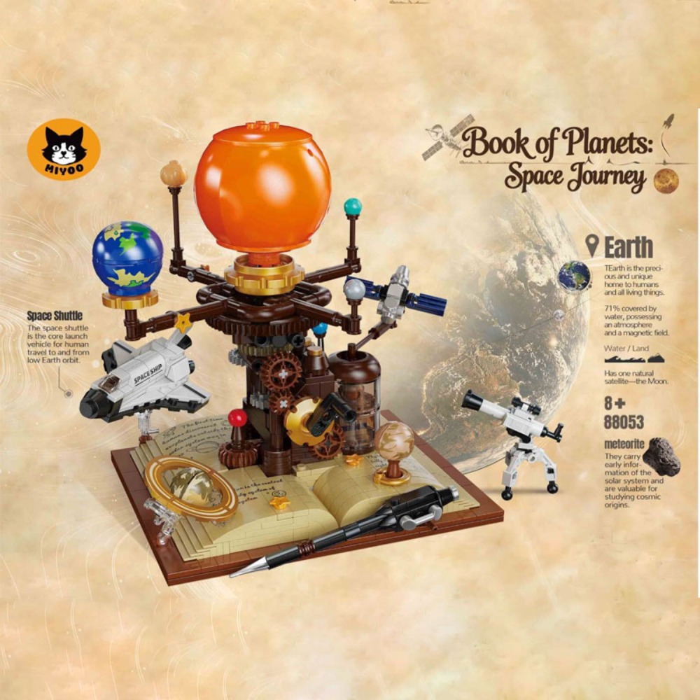 672PCS STEM Building Blocks So - Solar System Orrery บทวิจารณ์และราคา