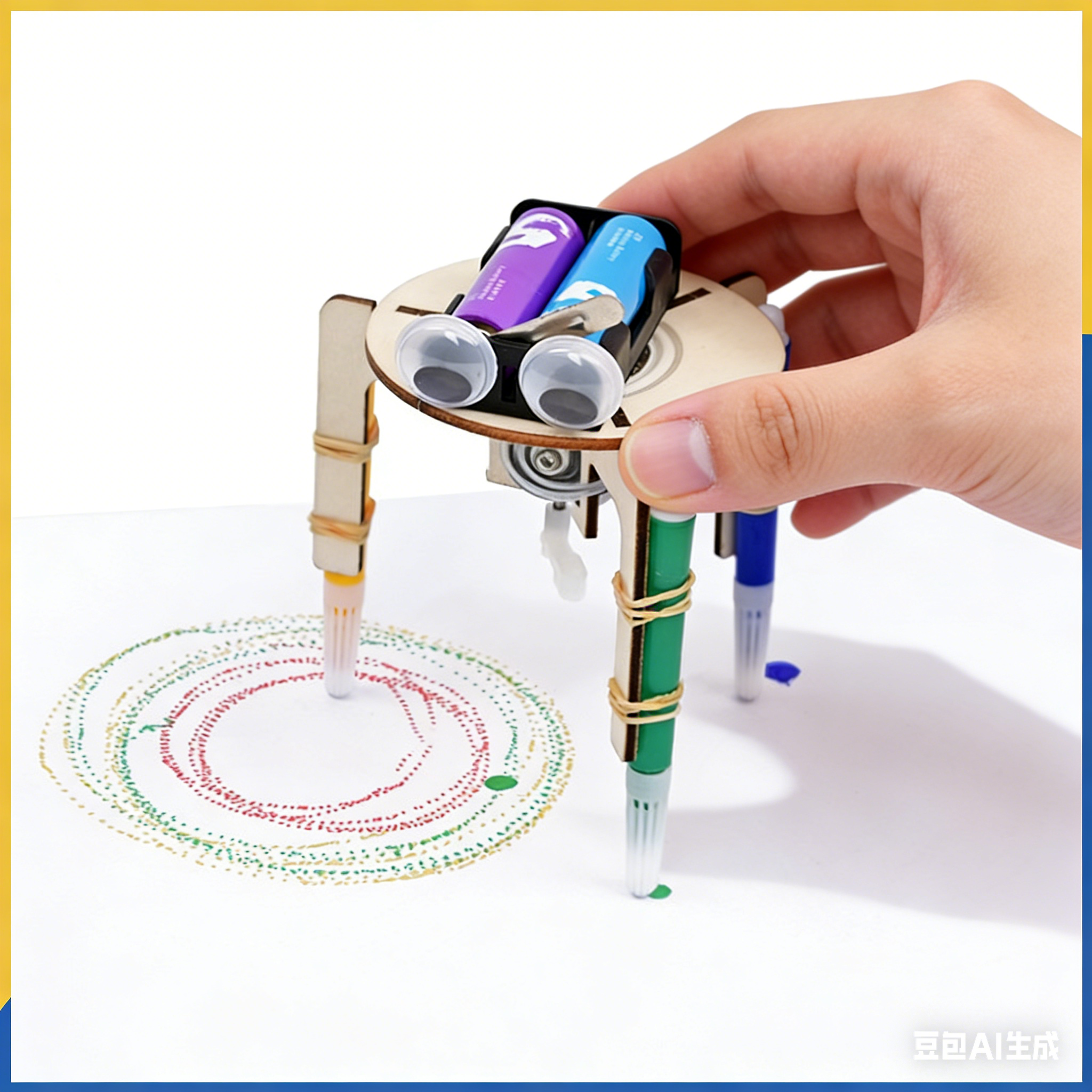 DIY Electric Vibration Graffit - Science Project Robot บทวิจารณ์และราคา