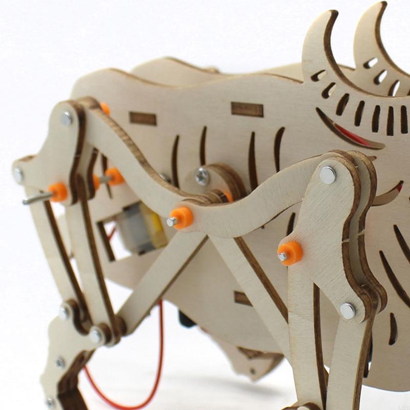 Wooden Mechanical Robot Cattle - Science Project Robot บทวิจารณ์และราคา