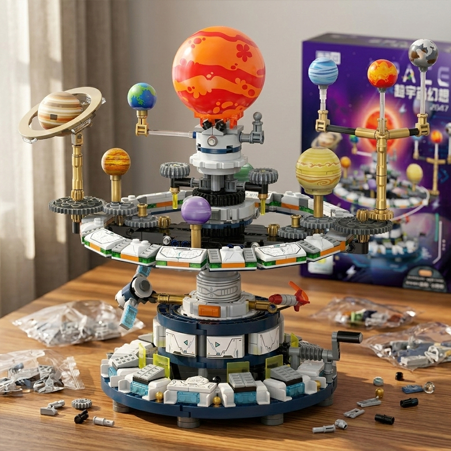 Mini Building Blocks Solar Sys - Solar System Orrery บทวิจารณ์และราคา