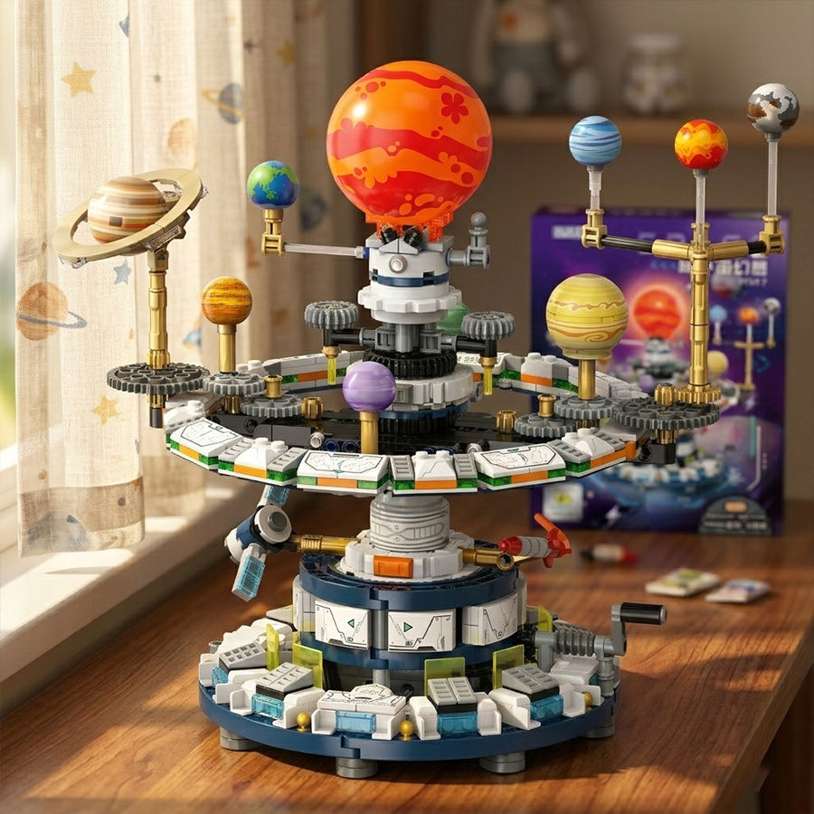 Mini Building Blocks Solar Sys - Solar System Orrery บทวิจารณ์และราคา