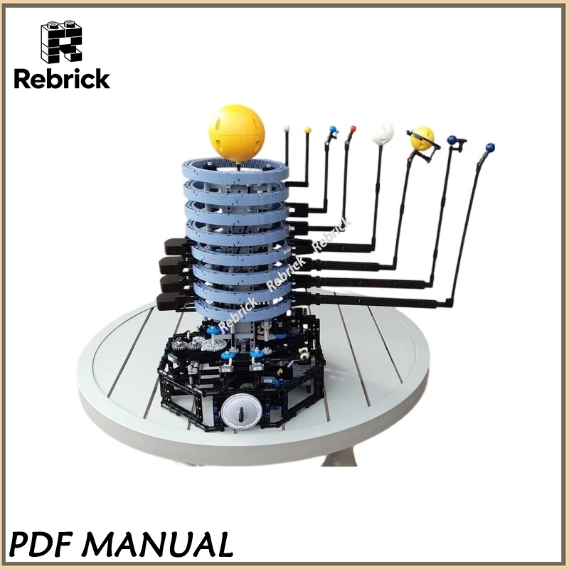 Exquisite MOC Construction Bri - Solar System Orrery บทวิจารณ์และราคา