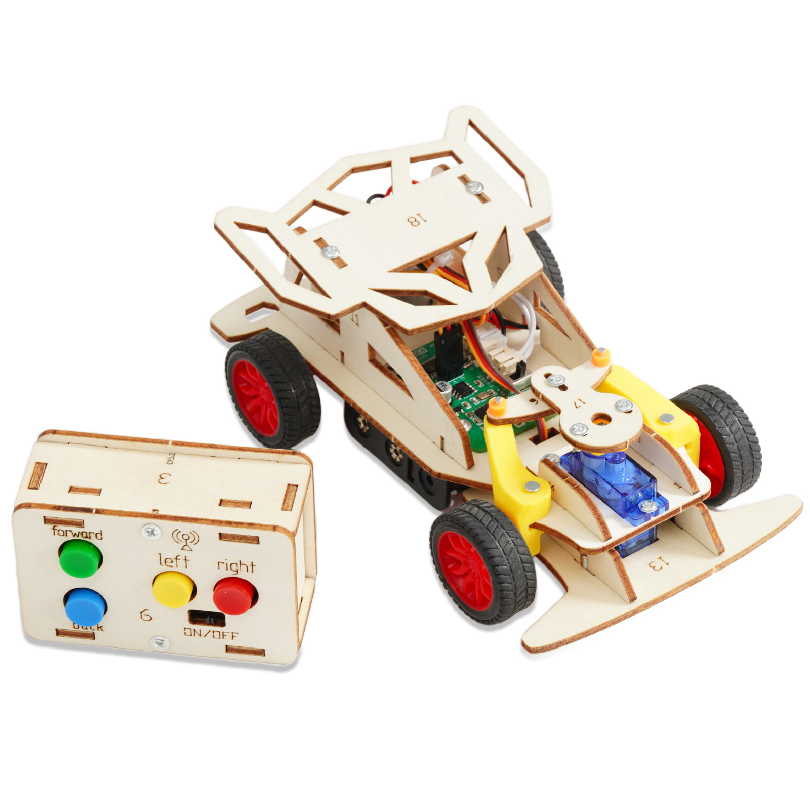STEM DIY Car Radio Robot Light - Science Project Robot บทวิจารณ์และราคา