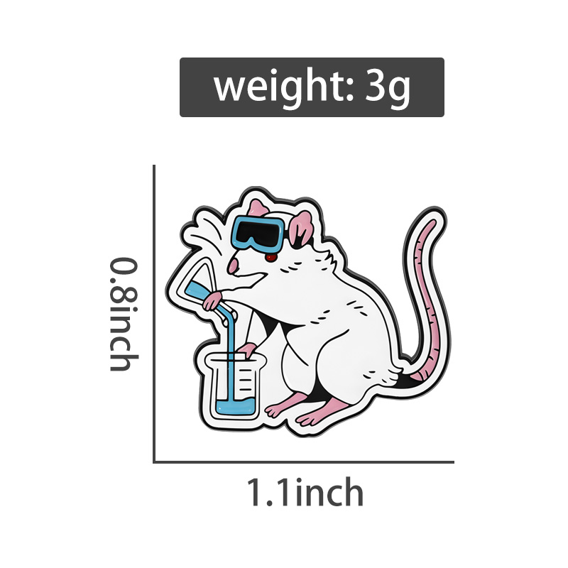Cartoon Lab Rat Enamel Pins Sc - Science Buddies บทวิจารณ์และราคา
