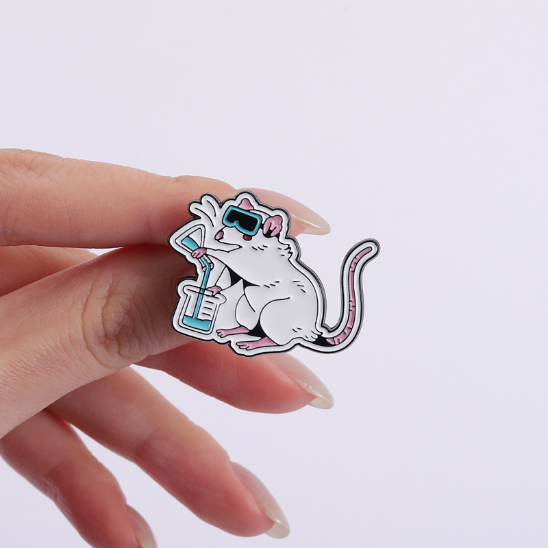 Cartoon Lab Rat Enamel Pins Sc - Science Buddies บทวิจารณ์และราคา