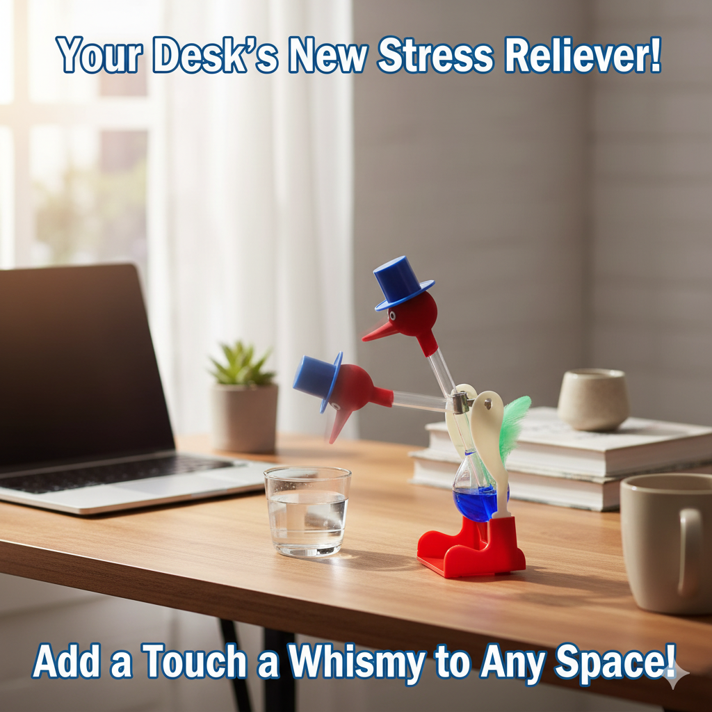 Drinking Bird Toy Automatic Bo - Science Bob บทวิจารณ์และราคา