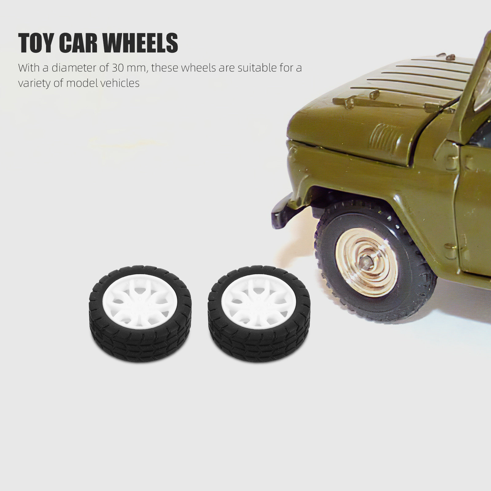 20Pcs Robot Car Wheels Rubber  - Science Project Robot บทวิจารณ์และราคา