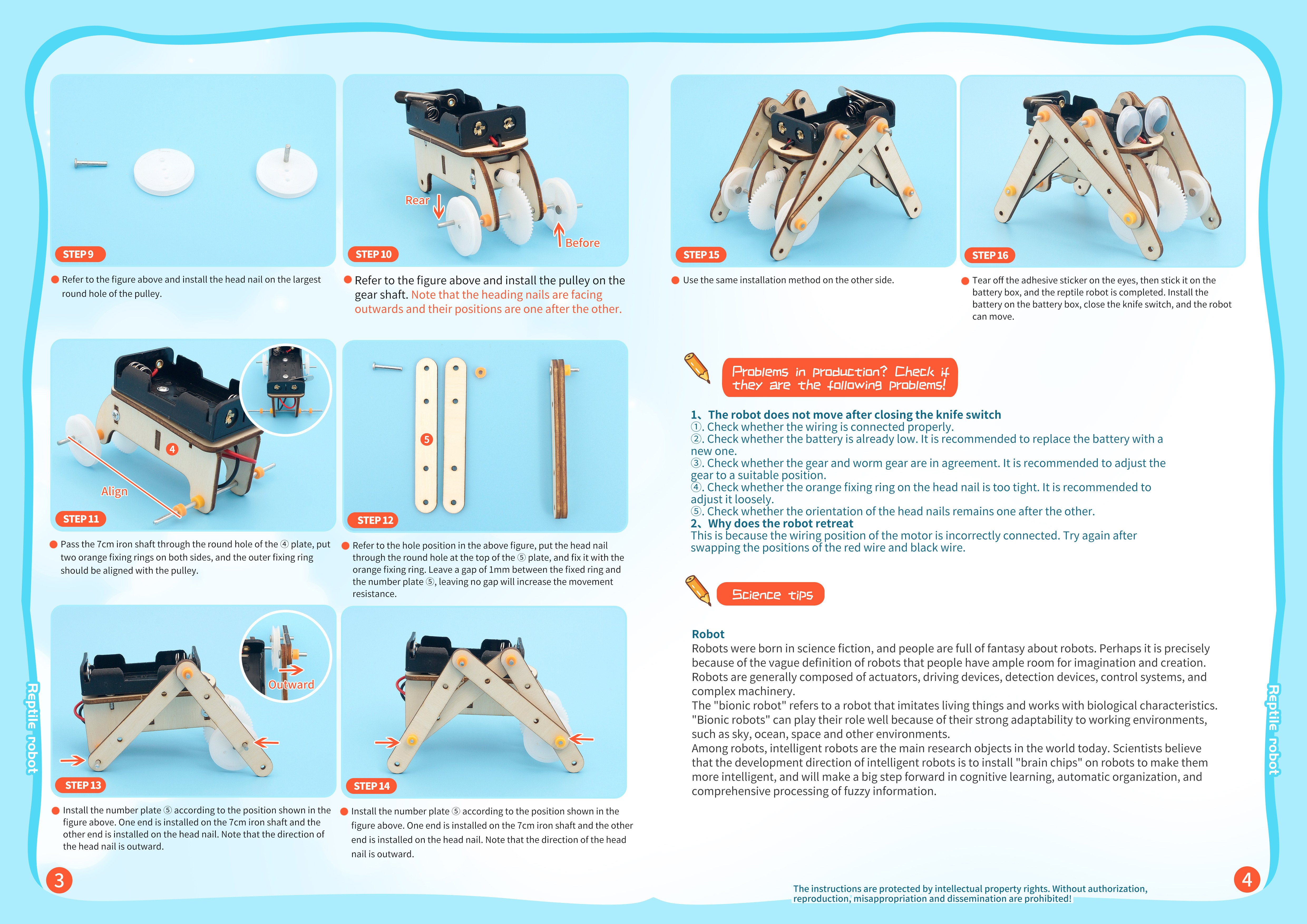 DIY Spider Robot STEM Toys Tec - Science Project Robot บทวิจารณ์และราคา