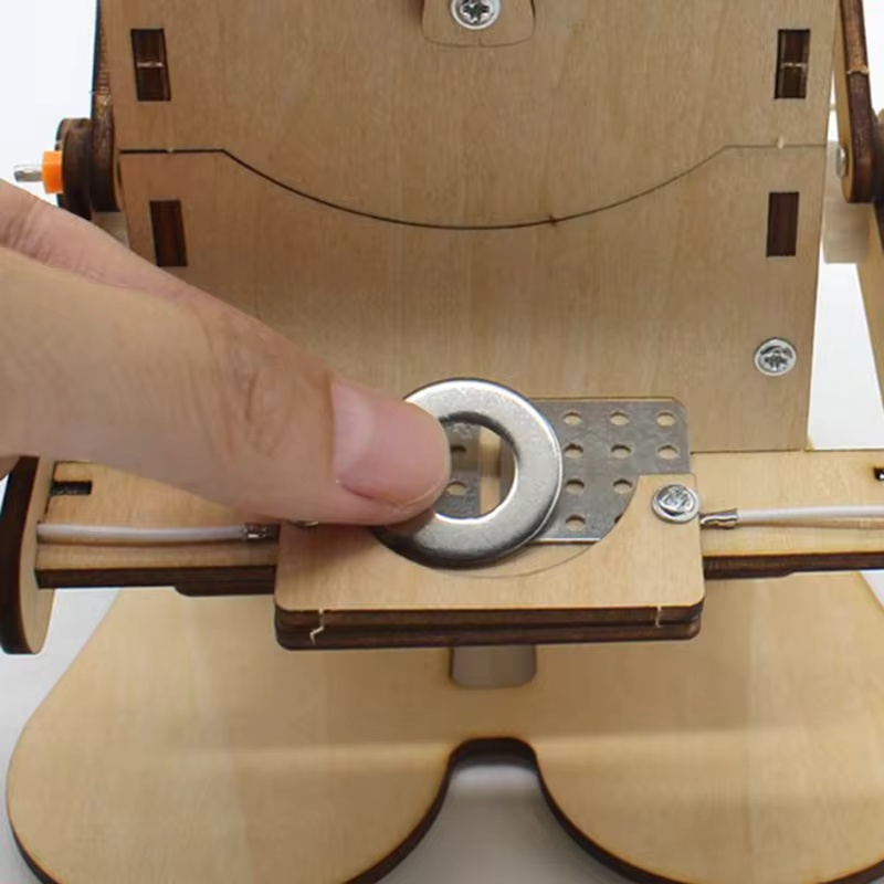 DIY Coin Eating Robot Wooden M - Science Project Robot บทวิจารณ์และราคา
