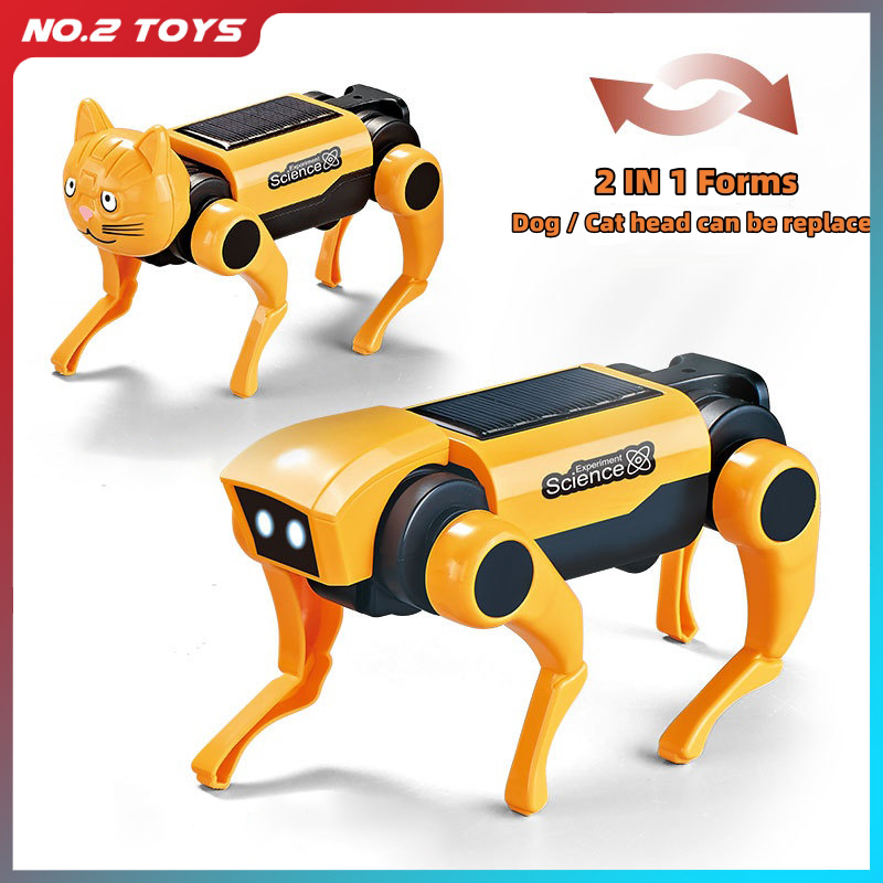 2IN1 Solar Robot Dog Replaceab - Science Project Robot บทวิจารณ์และราคา