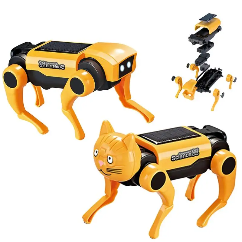 2IN1 Solar Robot Dog Replaceab - Science Project Robot บทวิจารณ์และราคา